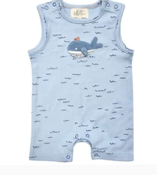 Applique Wilbert Whale Babyvest