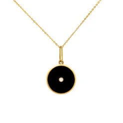 Balia Disc With Stone - Onyx