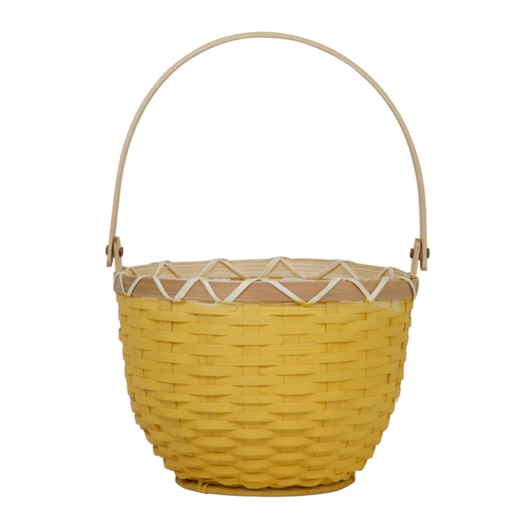 Blossom Basket - Mustard 3 Blossom Basket - Mustard
