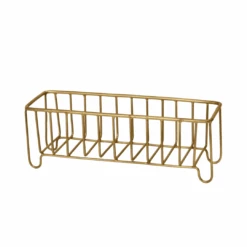 Brass Wire Basket: Narrow
