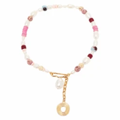 Callie Bead And Charm Necklace