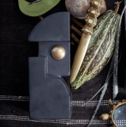 Cubisme Bookend #1 - Black And Gold -Home Furnishings Store CubismBookend 1BlackGold4