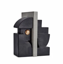 Cubisme Bookend #2 - Black -Home Furnishings Store CubismBookend 2Black3