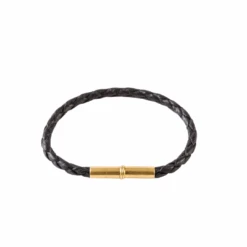 Flint Waxed Canvas Bracelet - Black XL