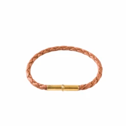 Flint Waxed Canvas Bracelet - Tan XL