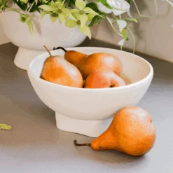 Flora Bowl Blanc -Home Furnishings Store FloraBowlBlanc4