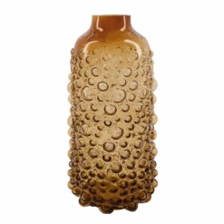 House Doctor Foam Glass Vase - Amber - Large