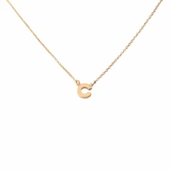 Initial Necklace - C
