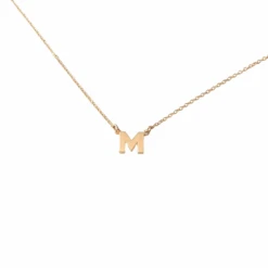Initial Necklace - M