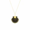 Moonshell Necklace - Onyx -Home Furnishings Store MoonshellNecklace Onyx1