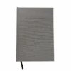 Paper Is More Patient Than People Gray Linen Notebook -Home Furnishings Store PaperisMorePatientThanPeopleGreyLinenNotebook
