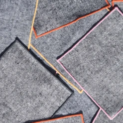 Rainbow Chambray Cocktail Napkin Set -Home Furnishings Store RainbowChambrayCocktailNapkinSet3