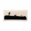 Silhouette - Boy Dog Squirrel Tray -Home Furnishings Store Silhouette BoyDogSquirrel