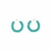 Small Hoop Earrings | Turqoise