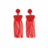 Small Kifungo Tassel Earrings | Red -Home Furnishings Store SmallKifungoTasselEarrings Red1