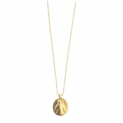Spanish Prayer Coin Necklace