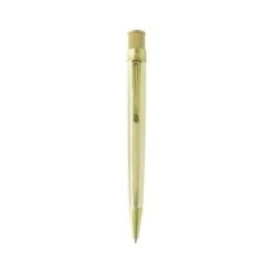 Tornado Rollerball Pen - Raw Brass