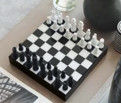 Printworks Art Of Chess - Classic -Home Furnishings Store chess board black white table