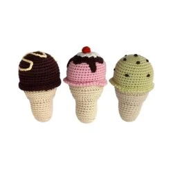 Ice Cream Baby Rattle