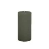 Fancy Pillar Candle - Moss -Home Furnishings Store moss pillar