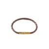Flint Waxed Canvas Bracelet - Brown, Large -Home Furnishings Store singlewaxedbrown