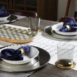 Washed Linen Napkin - Mustard -Home Furnishings Store tablescape 41368434 80ae 498e a8e1 ada2420d7184