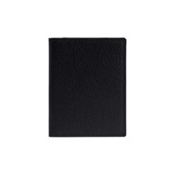 Vertical Wallet - Textured Black