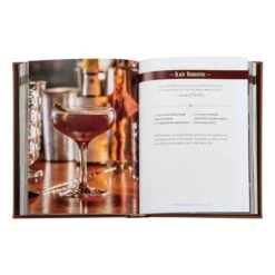Whiskey Cocktails - Brown Leather -Home Furnishings Store whiskeyopen3